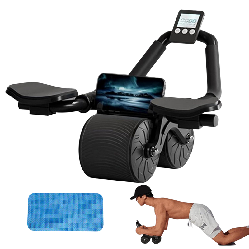 Ab Roller with Free Knee Protection Pad