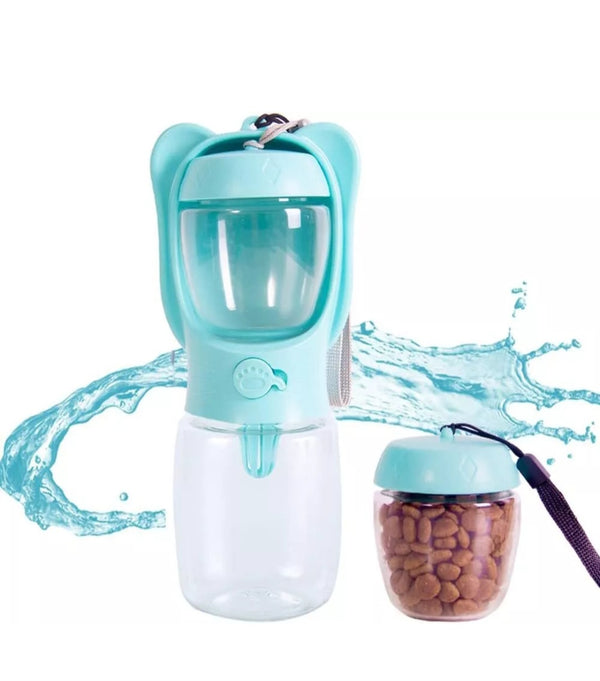 Pet Pal: 2-in-1 Water and Food Travel Bottle